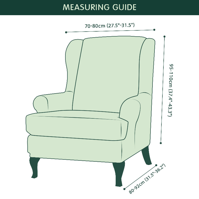 Andover Mills™ Aolise TCushion Wingback Slipcover & Reviews Wayfair